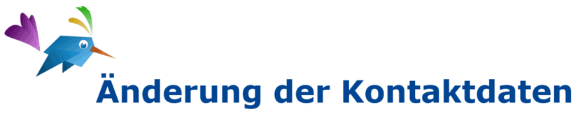 Änderung der Kontaktdaten (Kindertagespflege finden)